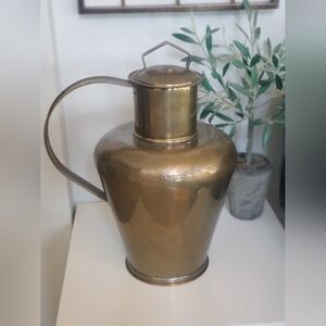 Vintage Brass Ewer Jug